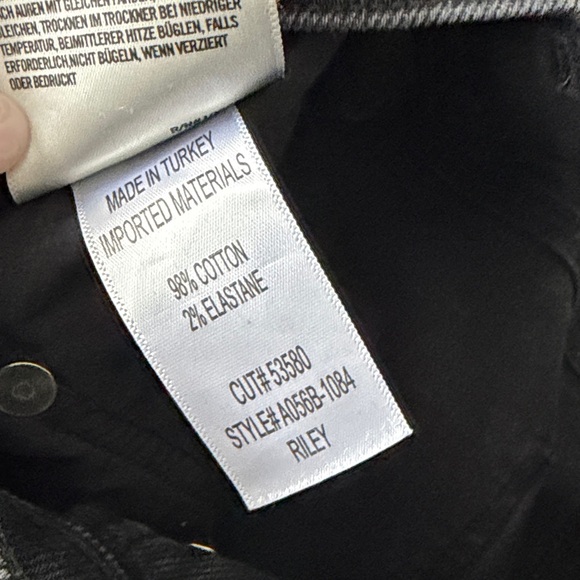 AGolde Riley High Rise Straight Crop Jeans - Picture 3 of 3